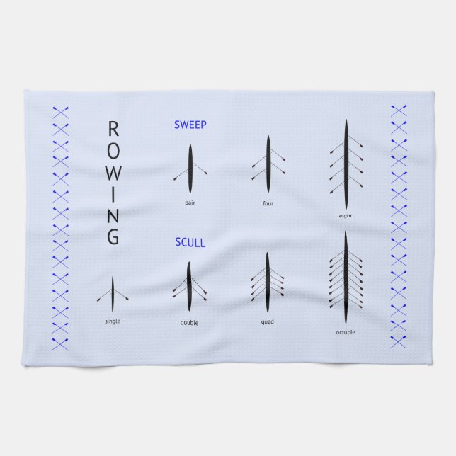 Blåsport för besättningsbåtar kökshandduk (Horisontell)