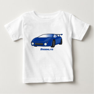 Blåsportbil med flygfolie t shirt