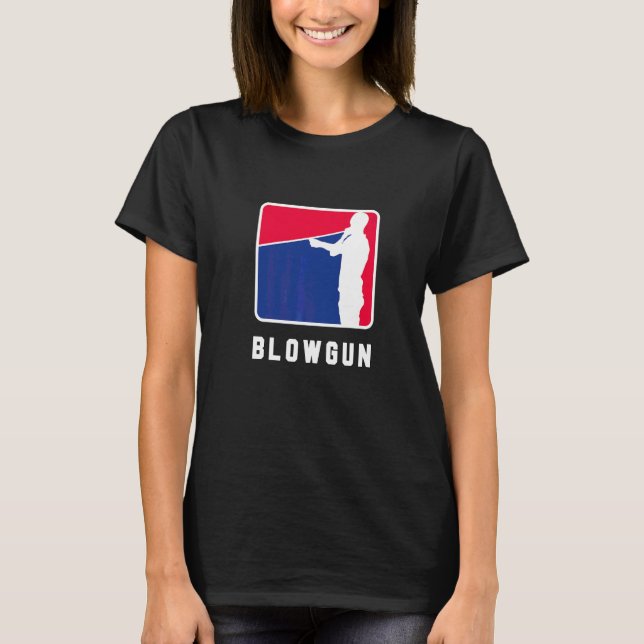 Blåsrör Jakt Spitt Rör Jakt Blåsrör T Shirt (Framsida)