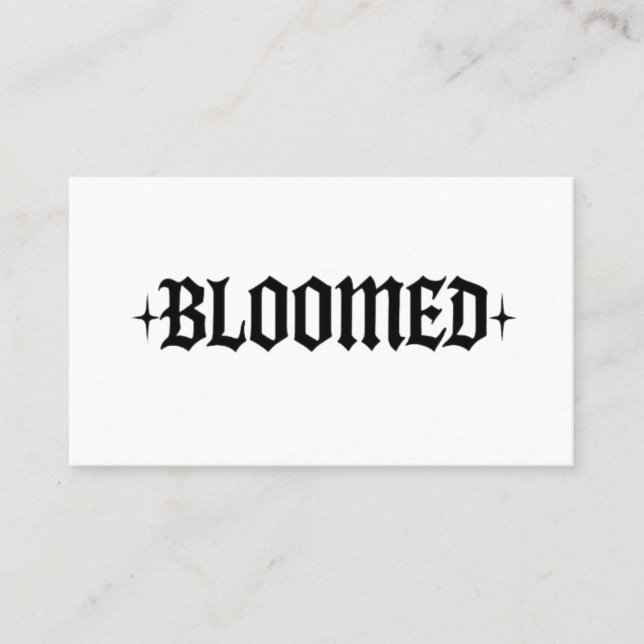 Blåst Affärskort Visitkort (Framsida)