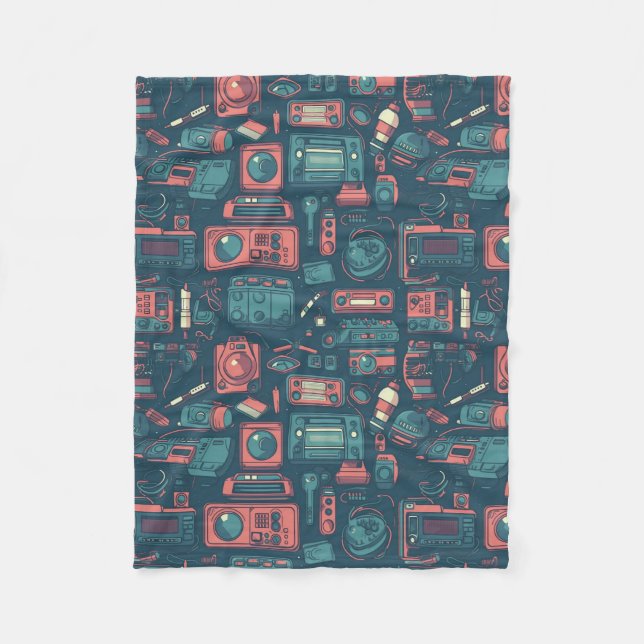 Blast från det förflutna: 80:s teknik fleecefilt (Framsidan)