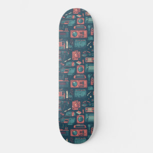 Blast från det förflutna: 80:s teknik mini skateboard bräda 18,5 cm