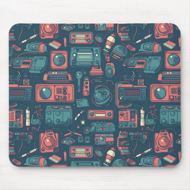 Blast från det förflutna: 80:s teknik musmatta (Framsidan)