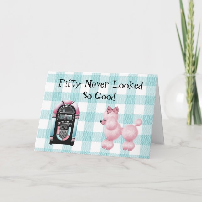 Blast från det senaste 50-dagars hälsningskortet kort (Framsida)