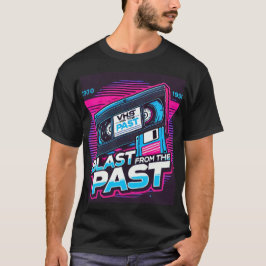 Blast från tidigare Retro VHS- och diskettenhet T Shirt