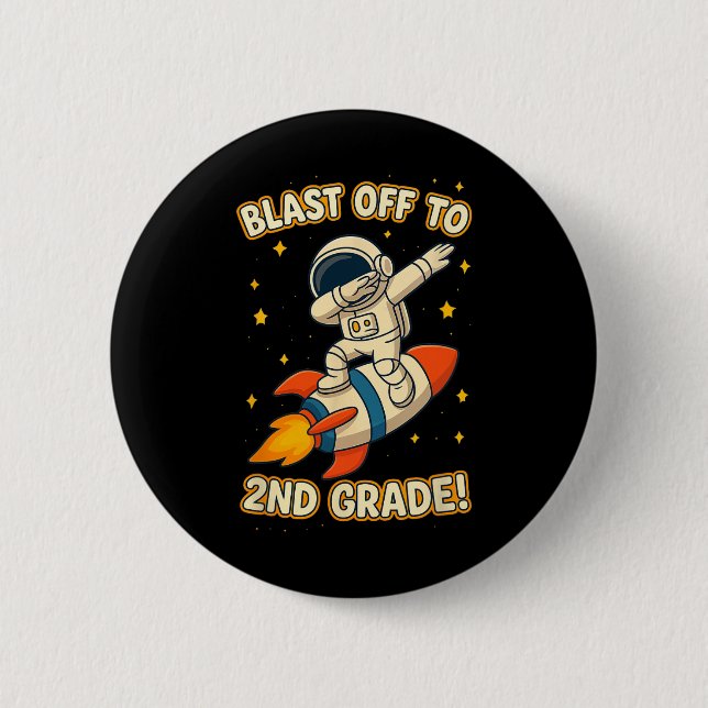 Blast Off 2:a klass astronaut Dab Cool tillbaka ti Knapp (Framsida)