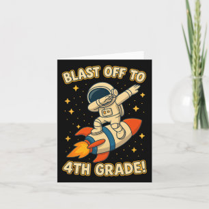 Blast Off 4:e klass raket dab rymden cool skola V Kort