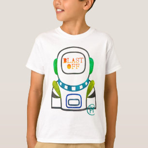 Blast off Astronaut Boys T. T Shirt