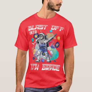 Blast Off Into 7th Grade Astronaut Space Back To S T Shirt
