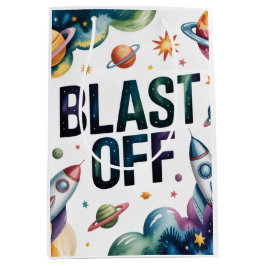 Blast Off Space Boy Astronaut Födelsedagsfest