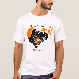 Blåst till dig med Kärlek Heart Ram Photo T- Shirt T