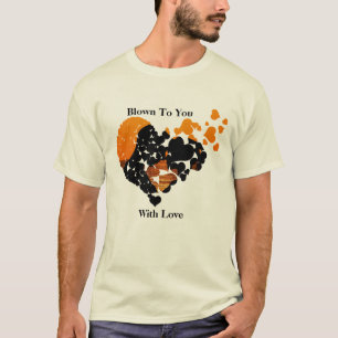 Blåst till dig med Kärlek Heart Ram Photo T- Shirt T