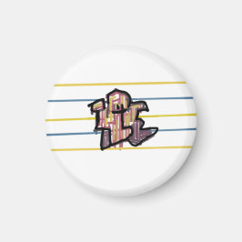 Blåstång sommar glädje magnet