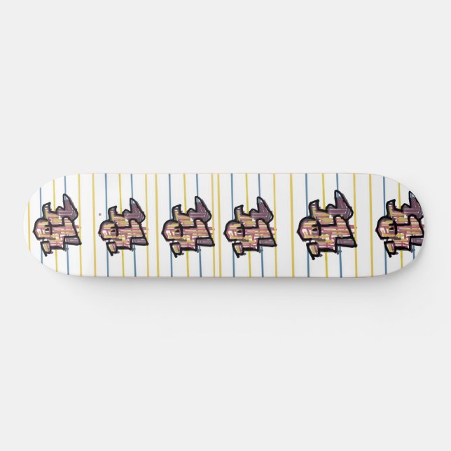 Blåstång sommar glädje  mini skateboard bräda 18,5 cm (Horz)