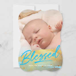 "Blästat" guldfotfoto Julkort