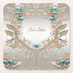 Blåstenarna i Guld Underlägg Pappert<br><div class="desc">Vackert skönmålande Guld Blue Stones Papper Underlägg</div>