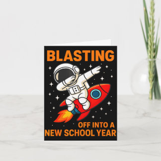 Blaster iväg till nytt skolår astronaut dab kort