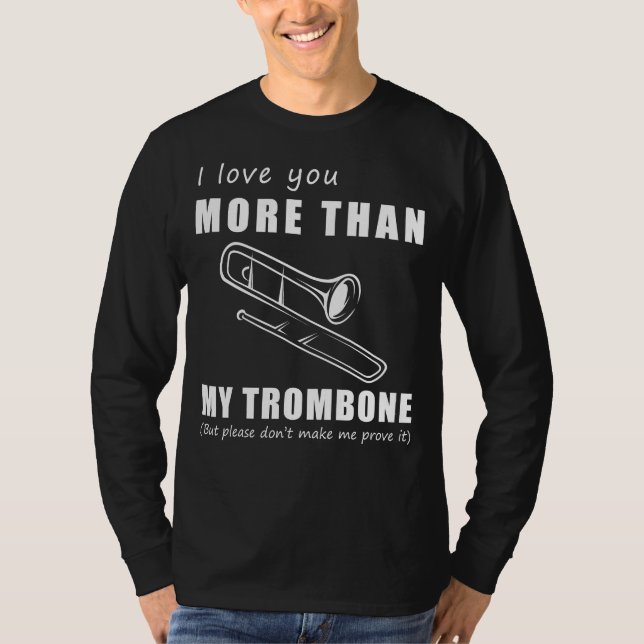 Blaster Kärlek Notes - jag Kärlek er mer än Trombo T Shirt (Framsida)