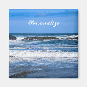 BlåStilla havet med Namn Magnet