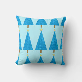 Blåstjärnor, modern Julgran Kudde