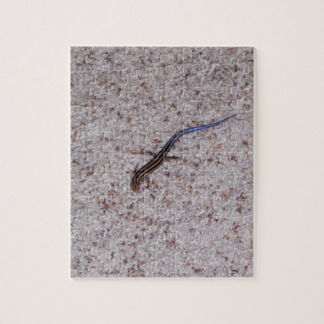 Blåstjärtad skink Puzzle Pussel (Vertikal)