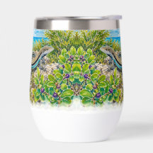 Blåstjärtödla Vinetumbler