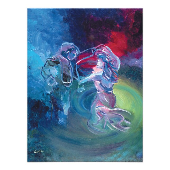 Blåstödsutjämning - utskrift av väggkonst fototryck (Framsidan)