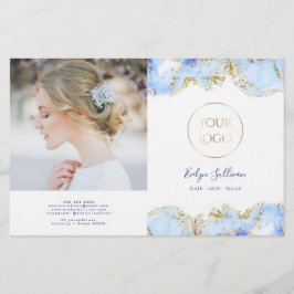 Blåstömningsdesign, dubbelsidig broschyr