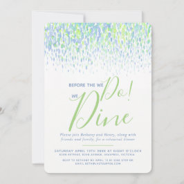 Blåstömningsmiddag innan vi gör det inbjudningar