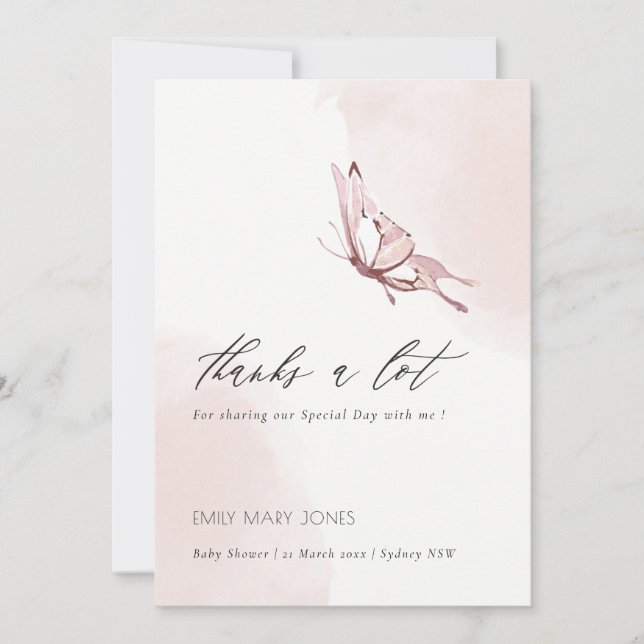 Blåstömningsprogram för  Gräs-vattenfärg  Tack Kort (Framsida)