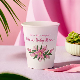 Blåstömningsprogram för vita och Rosa Lilies Baby