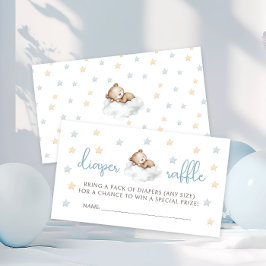 Blåstötande Nalle Babykläder Slagare Raffle Tilläggskort