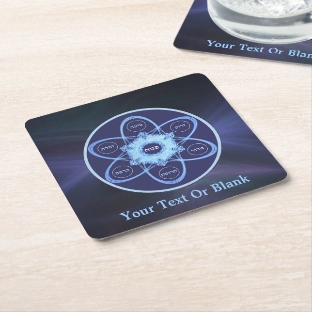 Blåstötfångarplatta Underlägg Papper Kvadrat (Vinklad)