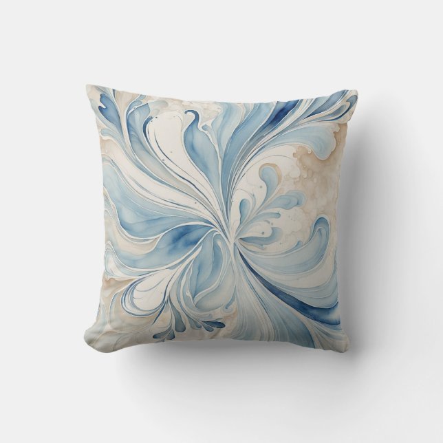 Blåstötlar Kudde (Framsida)