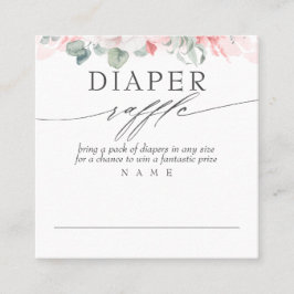 Blåstövel i Rosa Blommigt Babykläder i hårbotten Fyrkantigt Visitkort