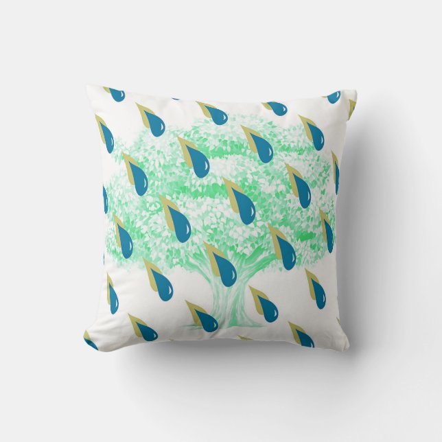 Blåstövlar och omformade Gulter Kudde (Framsida)