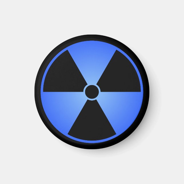 Blåstrålningssymbol Magnet (Framsidan)