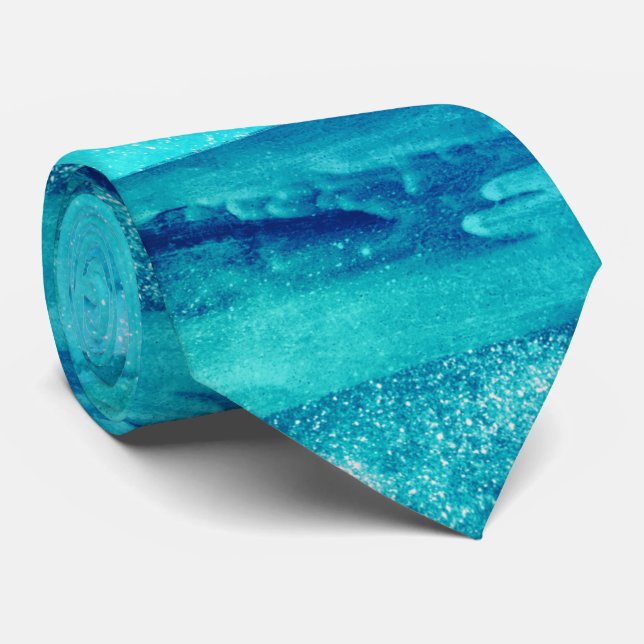 Blåstranden vinkara sjöhavet slips (Rullad)