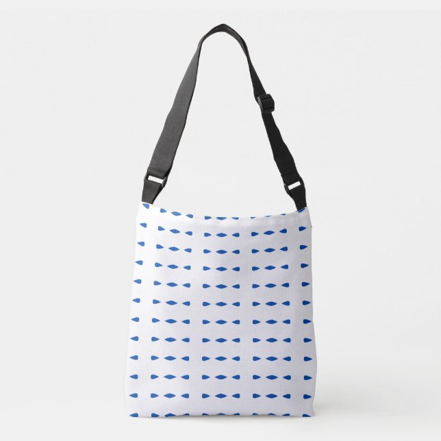 Blåstreck över text: Modern minimalistisk bag Axelväska (Framsida)