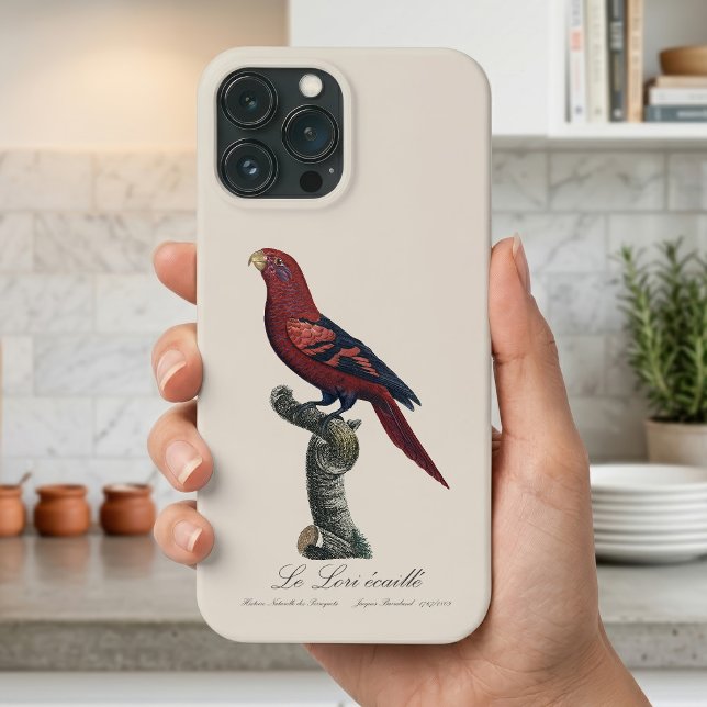 Blåstrimig lorikit, Trichoglossus reticulatus (Blue-Streaked Lory, Trichoglossus reticulatus. iPhone Case)