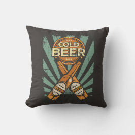 Blåstrimmiga pappa-Kall Kudde