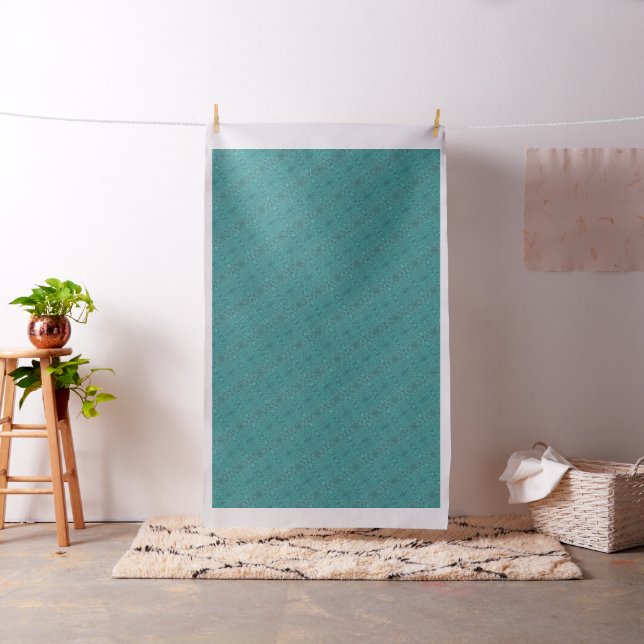 Blåstripplar av vatten med kanter på Fabric Tyg (In Situ)