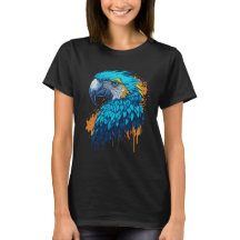 Blåstyrd Macaw-design