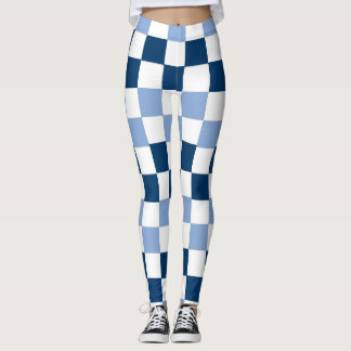 Blåstyrda skinn leggings