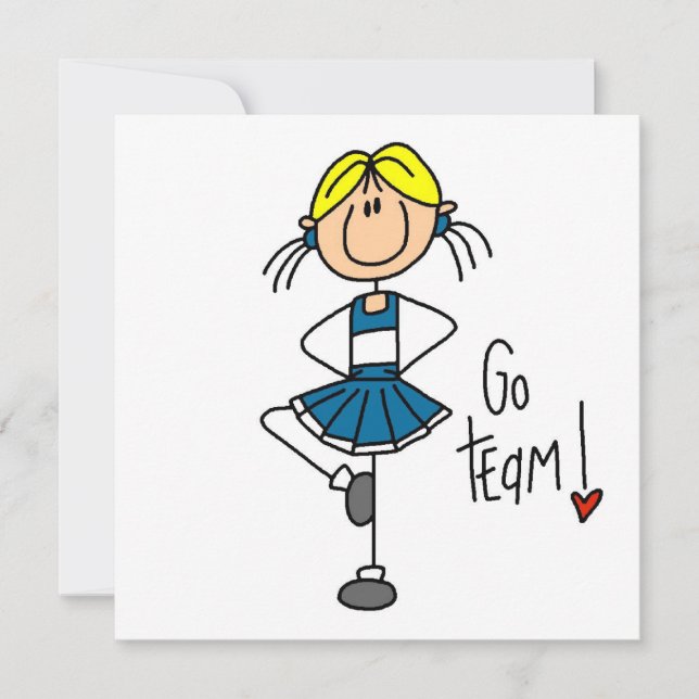 Blåstyrda T-shirts och gåvor från Cheeraker-Stick  (Framsida)