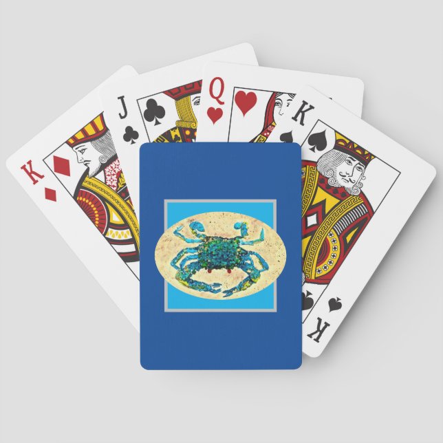 Blåstyrkort Casinokort (Baksidan)