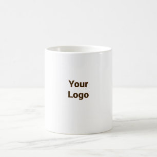 Blåsvart akrylisk marble add your logotyp Custo Kaffemugg