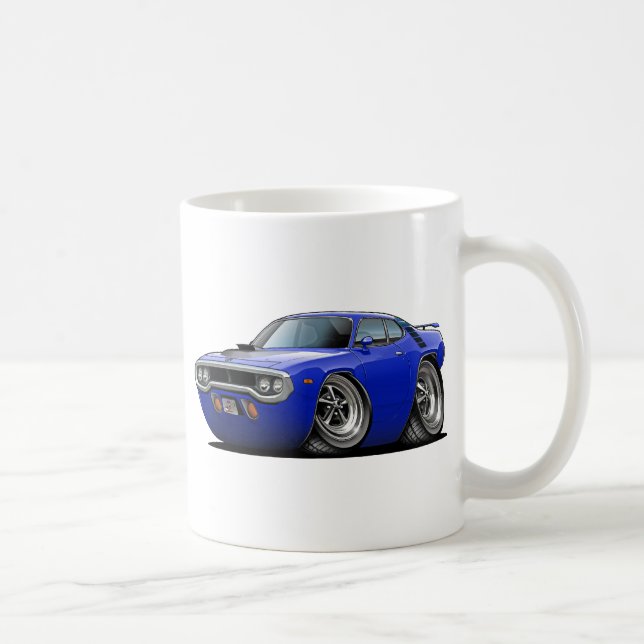 Blåsvart bil 1971-72 för Roadrunner Kaffemugg (Höger)