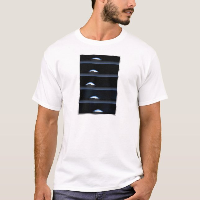 Blåsvart bubblar t-shirt (Framsida)