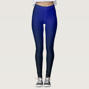 Blåsvart kolfiber mönstrad leggings